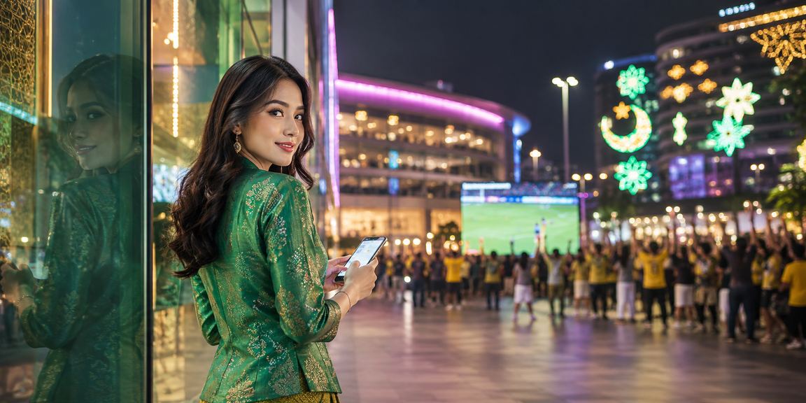 Pengguna Selangor membuat deposit semasa promosi Hari Raya di platform 10050